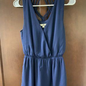 YA Los Angeles Navy Blue Romper - Size S